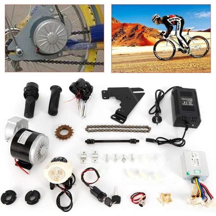 Kit de conversion pur vélo électrique, pièces détachées correspondant à la plupart d'utilisation commune de vélo