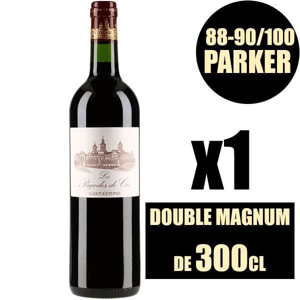 X1 Les Pagodes de Cos 2011 300 cl AOC Saint-Estèphe Rouge 2ème vin Vin Rouge