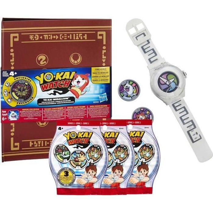 Medallium Yo-Kai Watch + 3 sachets de 3 médailles + Montre