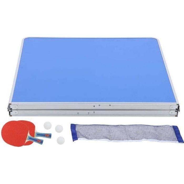 Ladieshow Accessoire de ping-Pong d'inté rieur Durable de Jeu de Tennis de Table avec la Table Pliable de Tennis de Tabl[57]