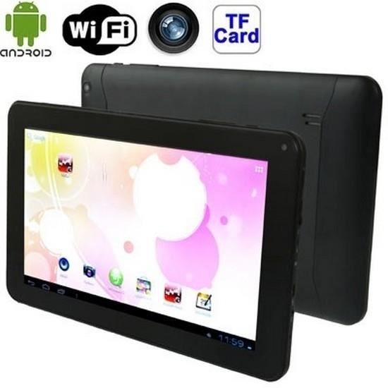 Tablette Pc, Android, 9 Pouces, 512MB+8GB, Wifi, Hdmi, Noir