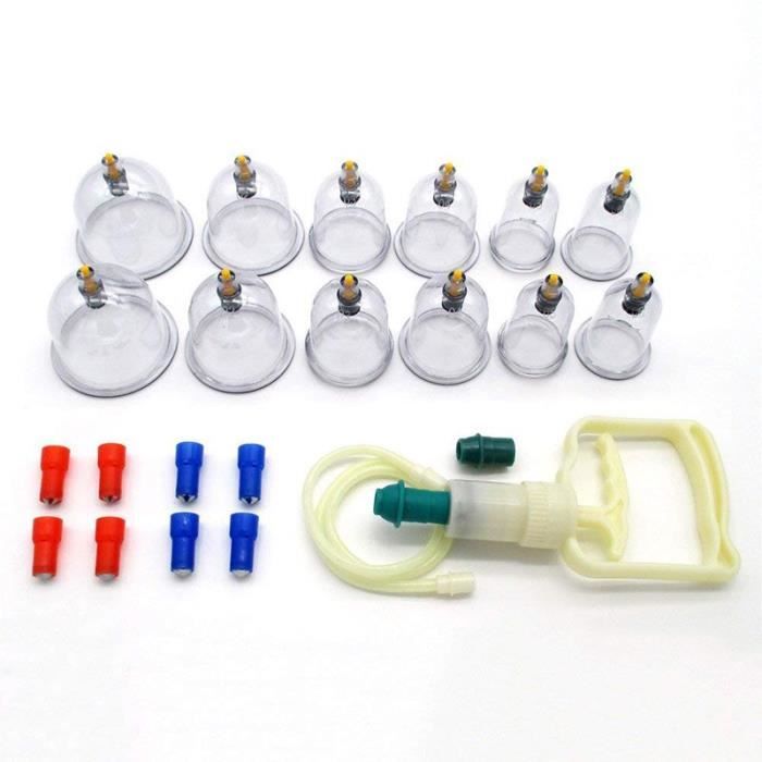 Appareil de massage,Dispositif de ventouse sous vide,ventouse médicale,appareil de traitement magnétique - Type Set of 12 Cups -A