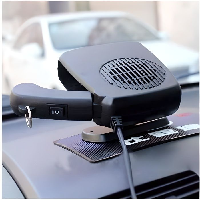 Chauffage D'appoint Pour Vehicule-Car FAN-Ventilateur ou Chauffage (double usage) pour Voiture-prise allume cigare 12V Wir10