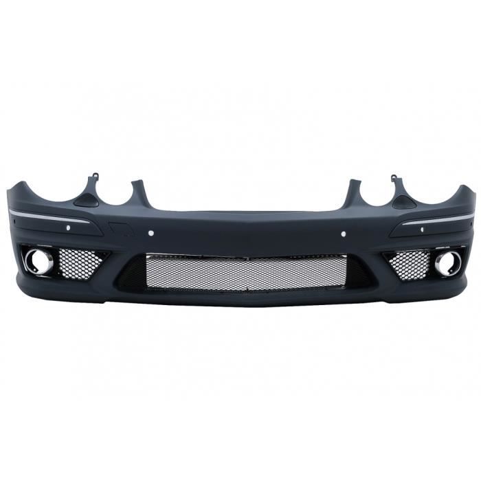 Pare-chocs avant pour Mercedes W211 Classe E Facelift 06-09 sans phares antibrouillard