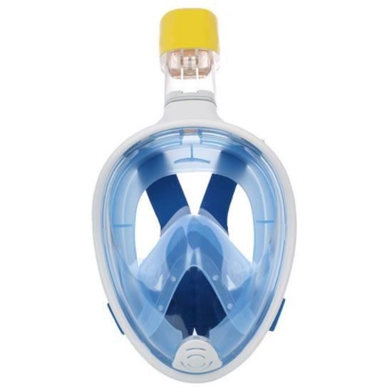 Masque de Plongée Intégral Masque Plongee Seaview pour Adultes et Enfants（bleu) taille L/XL