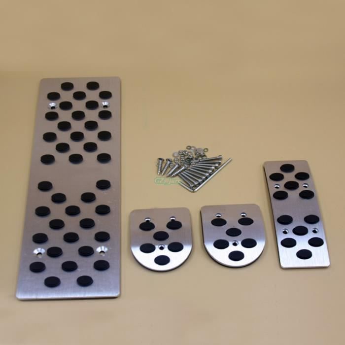 Pièces Auto,Pédale d'accélérateur de gaz, pour Audi A4 B6-B7-B8 A6 C5-C6 A7 Q5, repose aluminium manuel, couvercle d'accélérateur,