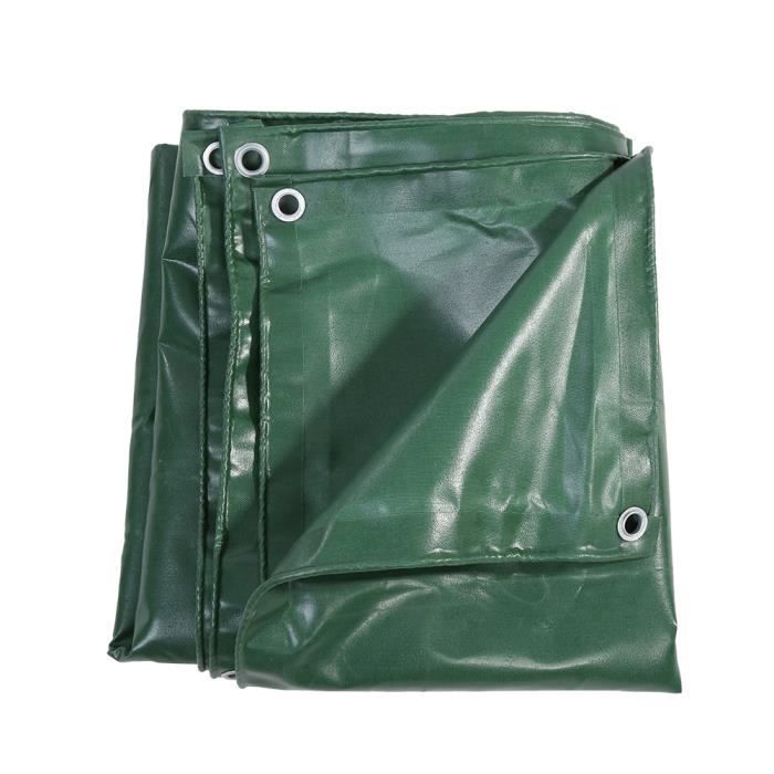 650g/m² bâche PVC, bâche PVC, toile imperméable verte extérieure PVC bâche tente tissu imperméable pour camion 3 x 4 m