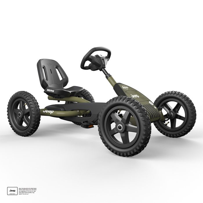 Berg Kart à pédales Jeep junior go-kart - 3/8 ans - 24.21.34 - Vélo et Véhicule pour Enfant