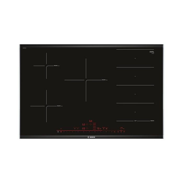 Plaque à Induction BOSCH PXV875DC1E 81 cm Noir (5 Zones de cuisson)
