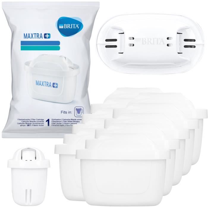 BRITA Pack de 10 cartouches ( 6 + 4 ) MAXTRA+ pour carafes filtrantes