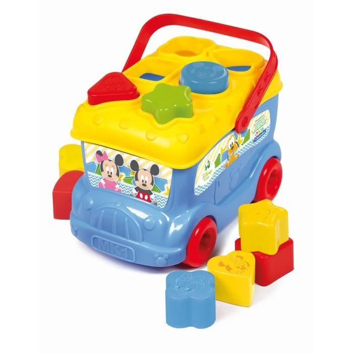 CLEMENTONI Disney Baby - Le bus des formes de Mickey - Jeu d'éveil