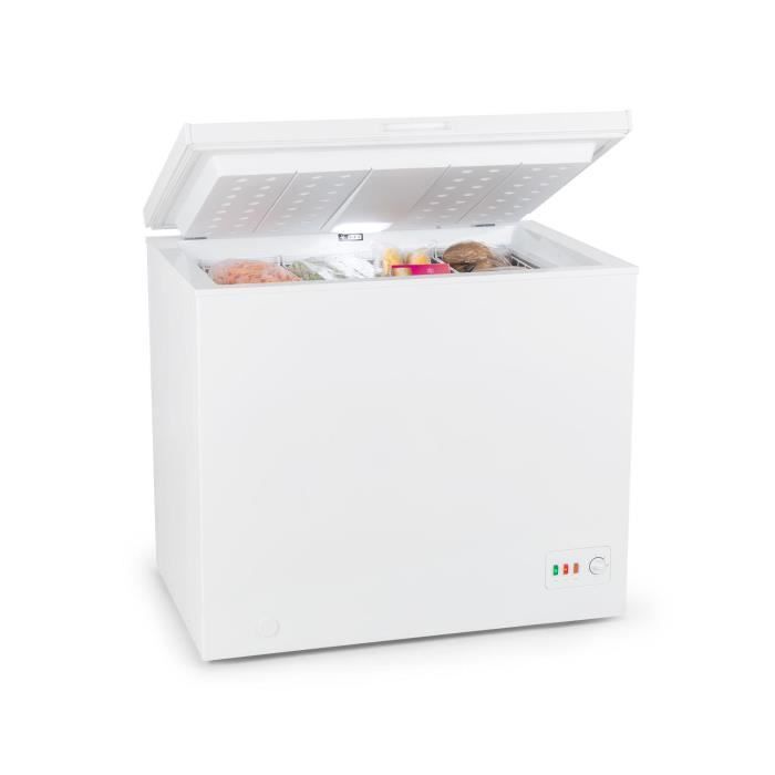Congélateur coffre - Klarstein Iceblokk eco - 4*, 200 litres , ecogreen cooling, 41db - blanc