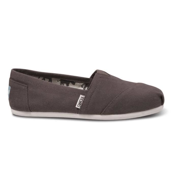 TOMS Classics, Espadrille Femme - Gris/cendre