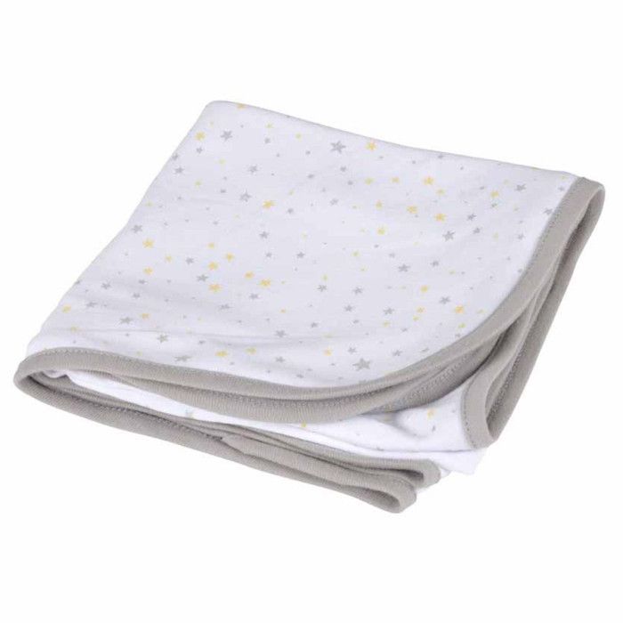 Couverture Bébé En Coton -ciel- 75cm Gris - Paris Prix