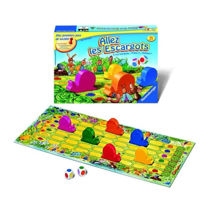 RAVENSBURGER Jeu de Société Allez les Escargots !