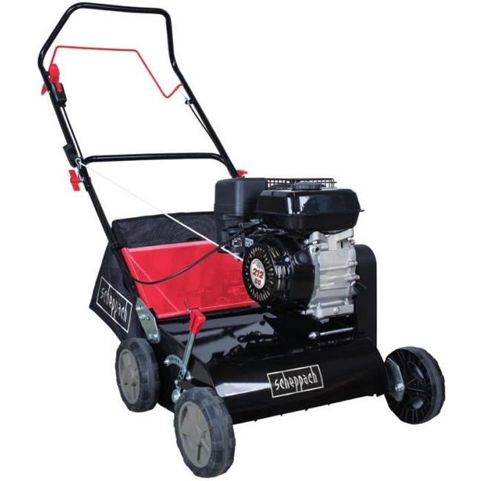 Scheppach - Scarificateur thermique 4200 W 40 cm essence 4 T avec bac de ramassage 45 L - SC40P