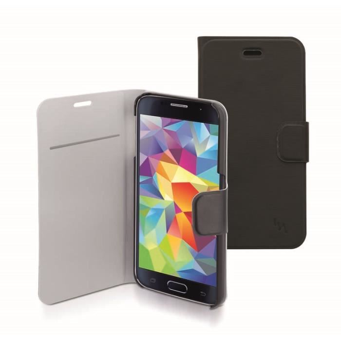 Etui folio pour Samsung Galaxy J5. Cet étui en PU doté d’une fermeture aimantée garantie une protection optimale du Smartphone co...