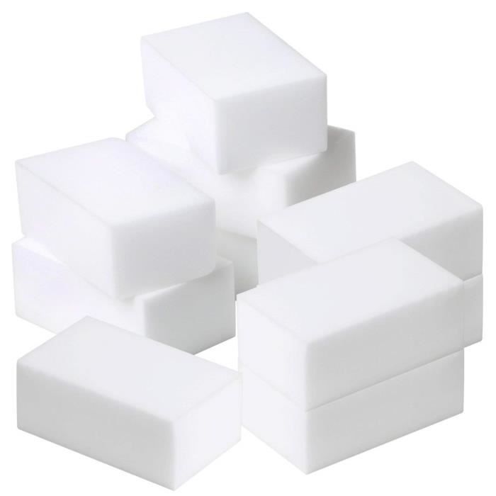 TRIXES Lot de 10 Éponges Épaisses Magiques Premium pour Nettoyage - Sans Produits Chimiques Suppression de Taches précision