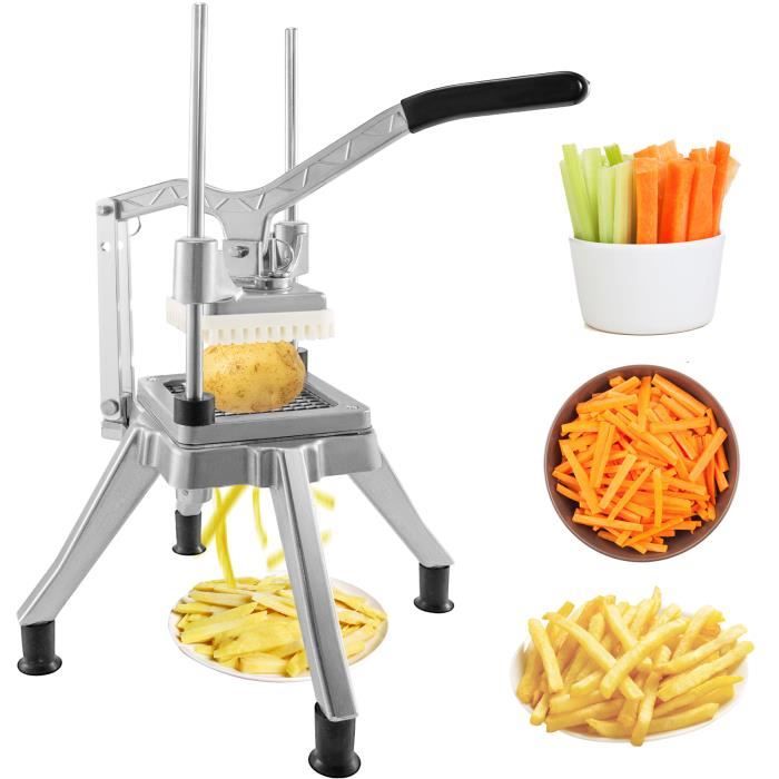 Coupe légumes multifonctionnel inox - VEVOR - 1-2- Coupe-frites machine commercial