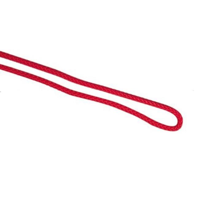 Corde à sauter de 2m en polypropylène de couleur rouge