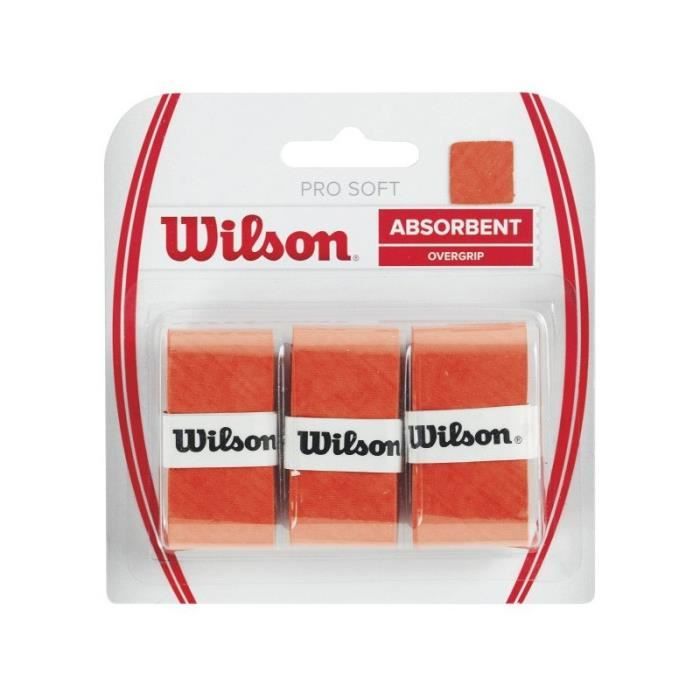 Surgrip WILSON Pro Soft Overgrip Orange x3