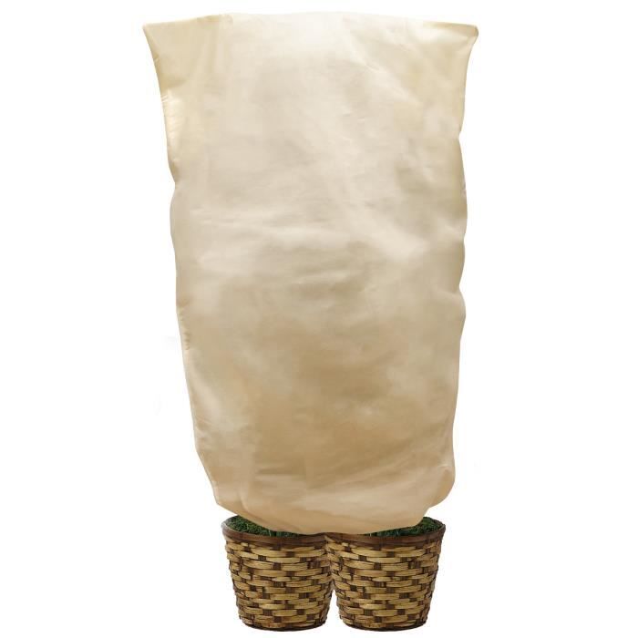Yorbay Housse de Plante 180x120 cm, Housse d'hivernage, Housse de Protection Anti-Givre et Respirante Protège du Froid