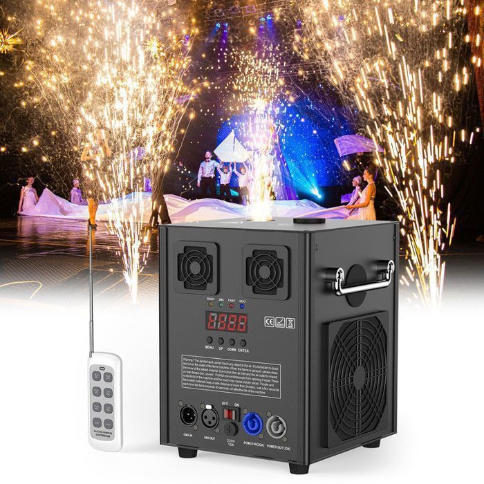 Machine D'Allumage Sans Fil Pour Feux D'Artifice Froids – 8 Ou 12 Récepteurs, Télécommande Jusqu'à 100m, Idéal Mariage Et Scène