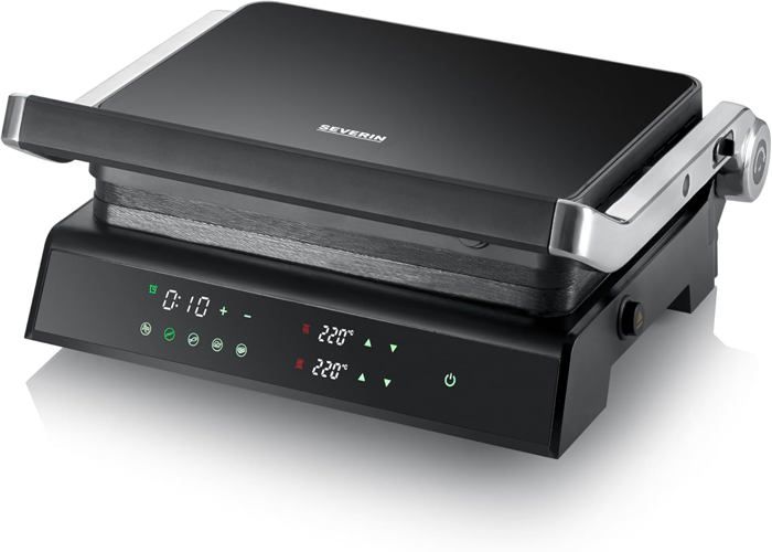 SEVERIN SEVINI PRO - Parrilla eléctrica y grill de contacto sobremesa