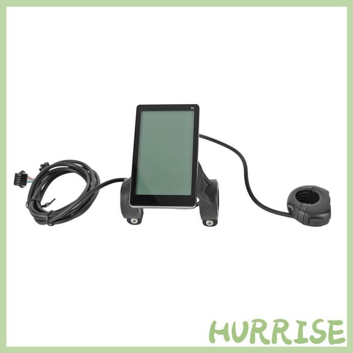 Écran LCD Pour Trottinette Électrique Kugoo - Panneau Affichage 5 Broches Accessoire Noir