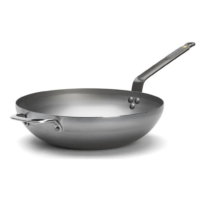 De Buyer Poêle wok acier doux 32cm - 5617.32