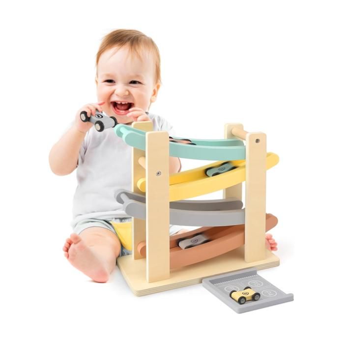 Vanplay Montessori à partir de 1 an, Voiture Jouet, Piste à Billes en Bois pour 1‑2 Ans, Jouet en Bois, Cadeau pour garçon et Fille de 1‑2 Ans (Neutre Vanplay Montessori à partir de 1 an, Voiture Jouet, Piste à Billes en Bois pour 1‑2 Ans, Jouet en Bois, Cadeau pour garçon et Fille de 1‑2 Ans (Neutre