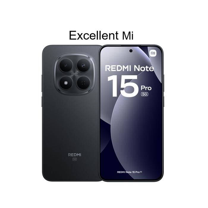 REDMI Note 15 Pro 5G Smartphone de 12GB RAM ROM Vendu par Excellent Mi EU Version Chargeur non inclus - vue 1