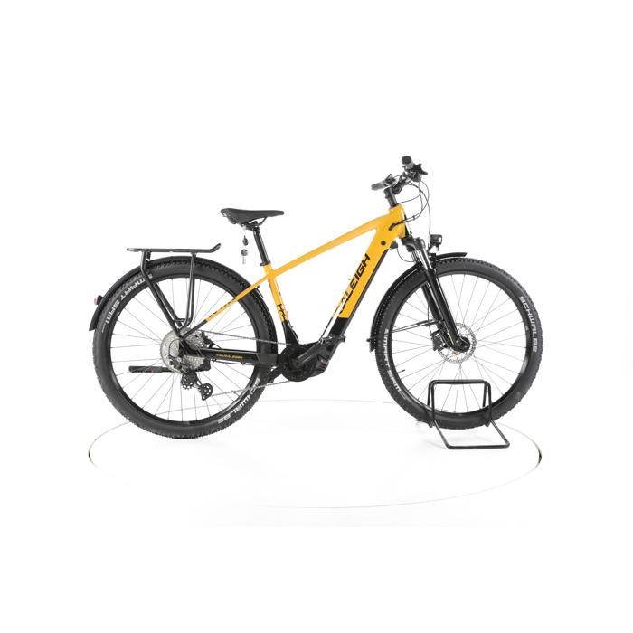 Vélo électrique - Raleigh Dundee 10 - jaune - Vélo électrique de trekking - Bosch 625 Wh Reconditionné - Raleigh
