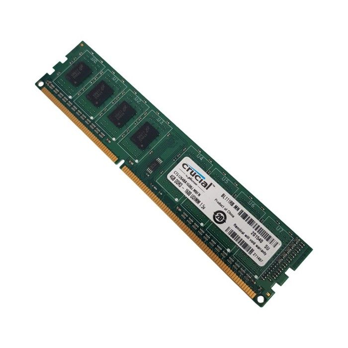 Acheter Barrette Mémoire 4Go RAM DDR3 Crucial CT51264BA160BJ.M8FN DIMM PC3-12800U 1Rx8 Reconditionné - 18,98 € Barrette Mémoire 4Go RAM DDR3 Crucial CT51264BA160BJ.M8FN DIMM PC3-12800U 1Rx8 Reconditionné - Crucial reconditionné disponible sur Cdiscount Seconde Vie