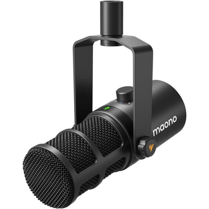 Microphone - MAONO - PD400X - Dynamique cardioïde - USB/XLR double mode - Régulateur 3-en-1
