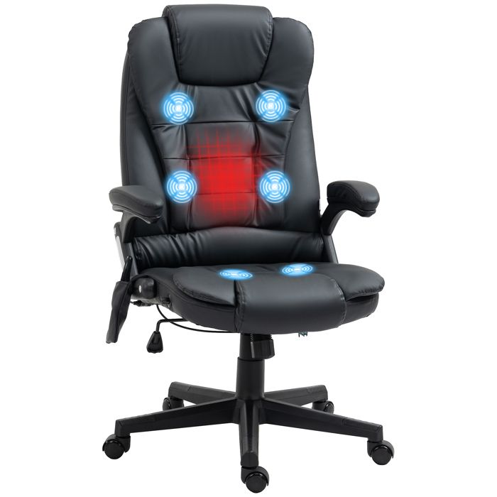 Fauteuil de bureau massant et chauffant électrique fauteuil bureau ergonomique