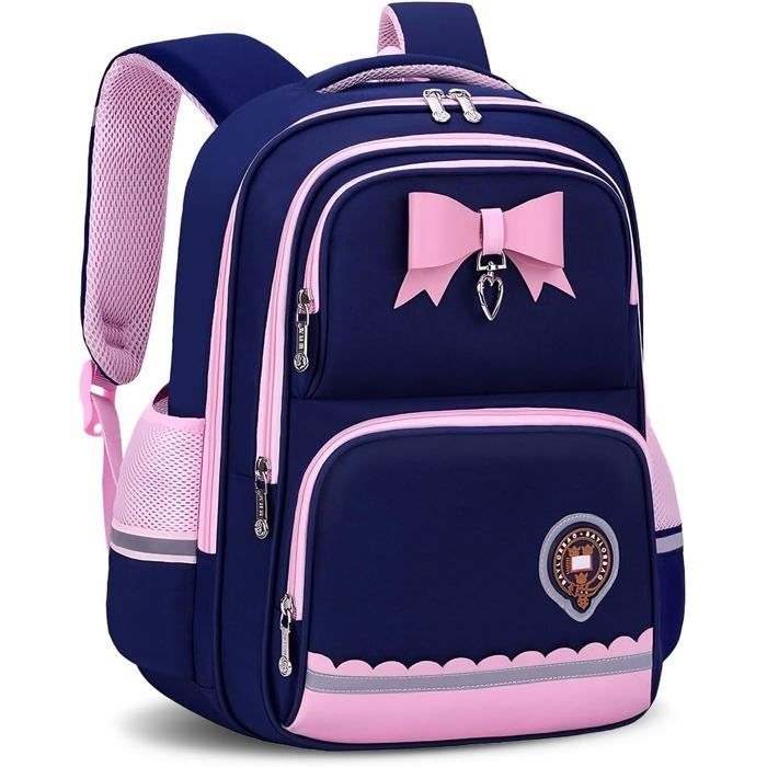 Cartable Fille Primaire Cp Au Cm2-Sac À Dos Kawaii Pour Enfant Ergonomique Et Léger-Sécurité Réfléchissante-Sac DÉcole Rentrée/No