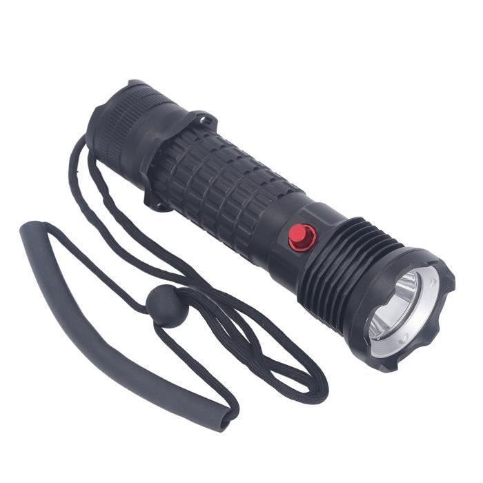 Vvikizy lampe de plongée sous-marine Lampe de poche de plongée LED lumière blanche torche de plongée sous-marine bricola 3CQINGSHOP