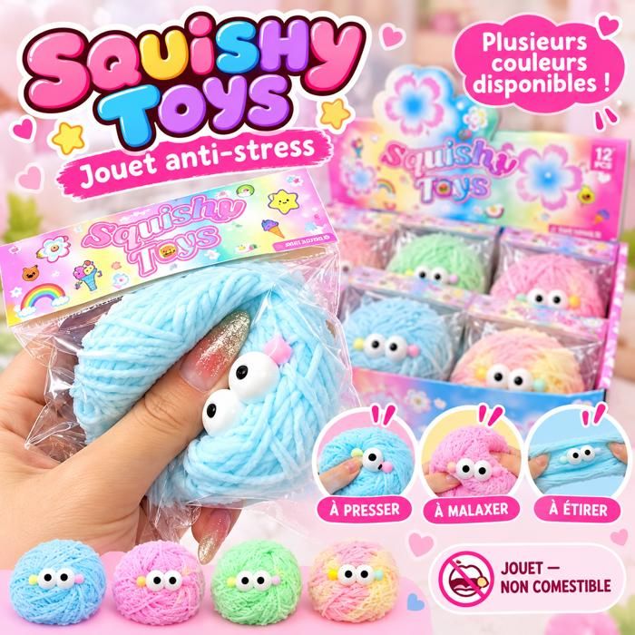Squishy Monster - Jouet anti stress - 1pc aleatoire
