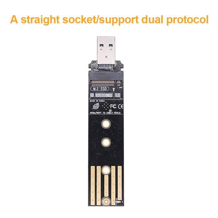 Adaptateur M.2 SSD Vers SATA - Convertisseur NGFF Vers MSATA Pour SSD 2230/2242