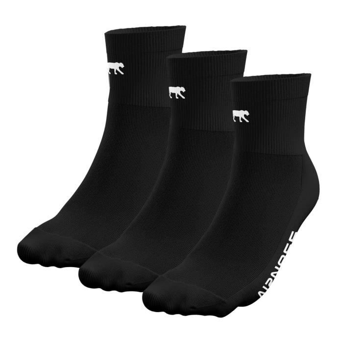 Socquette SPORT (lot de 3) 39-42 Noir