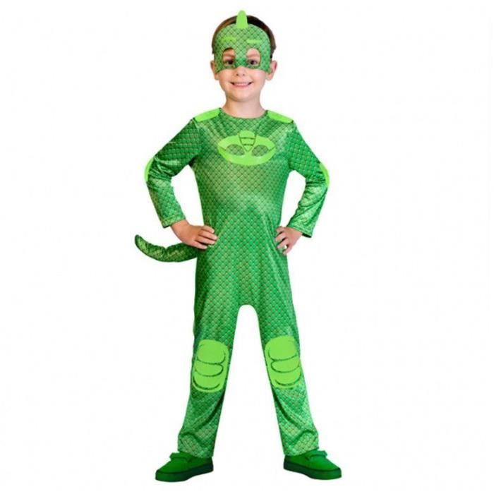 Déguisement Enfant Pyjamasques - AMSCAN - Modèle Gluglu - Combinaison et Masque - Vert