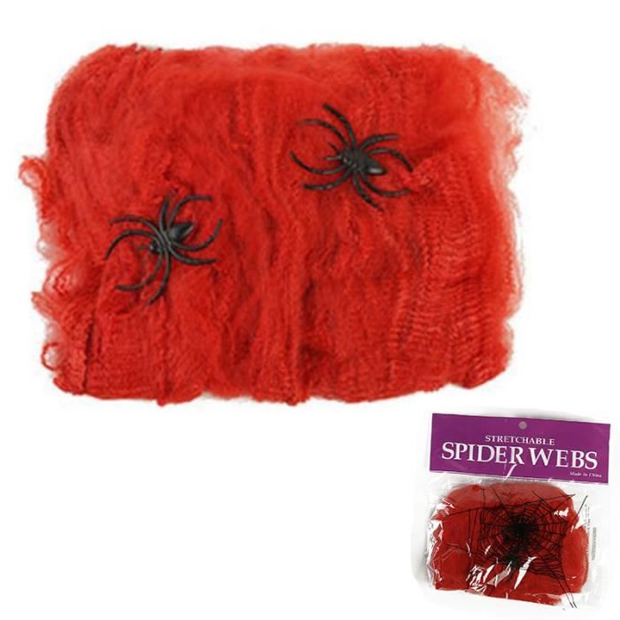 XIROM UN Toile D'araignée Géante Non Coupée à Faire Soi-même - Décoration D'Halloween Extensible - Filet De Bœuf - Toile D'araignée Effrayante Pour Maison Hantée - 1000 M²