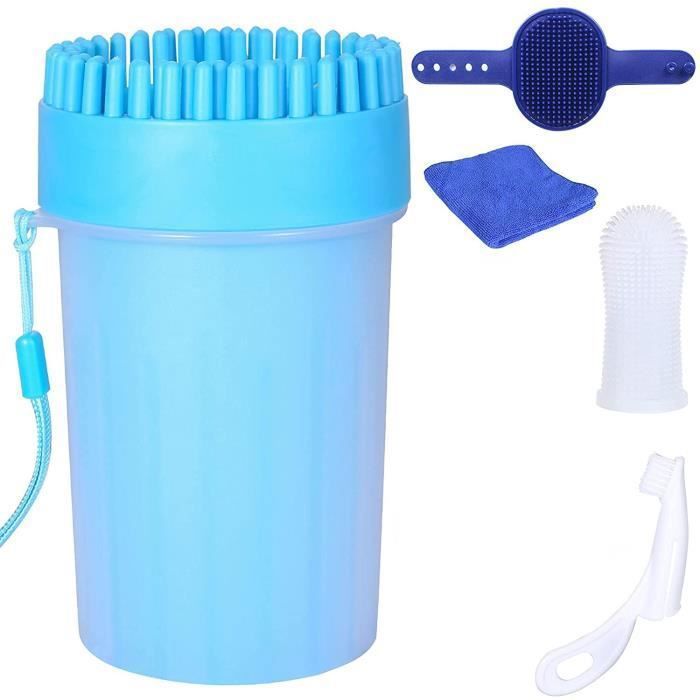 Nettoyeur De Patte pour Chien Dog paw cleaner avec Serviette Paw Cleaner pour Animal Idéal pour Les Chiens Actifs