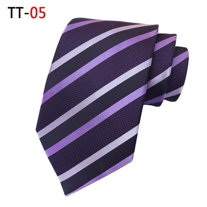 Cravate De Luxe Homme 100% Soie MAGA - Made In Italy - Multicolore - Occasion Classique