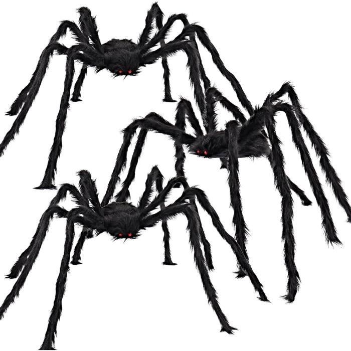 Toile d'araignée extensible pour Halloween - 200 g - Avec 30 araignées Toile d'araignée extensible pour Halloween - 200 g - Avec 30 araignées
