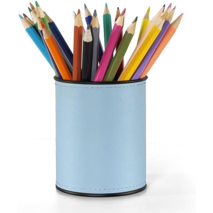 Pen Holder Métal Cylindre Pot À Crayons Organiseur Pour Bureau