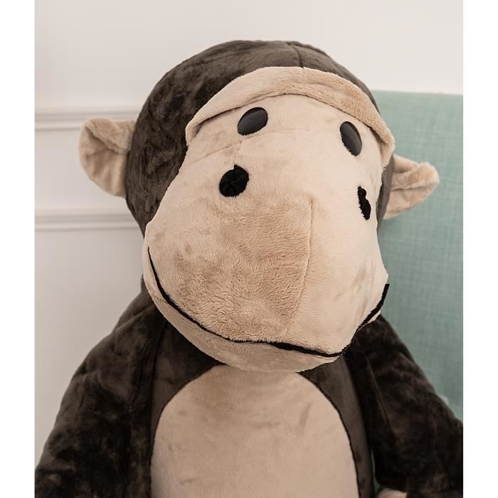 Peluche singe assis 40 cm