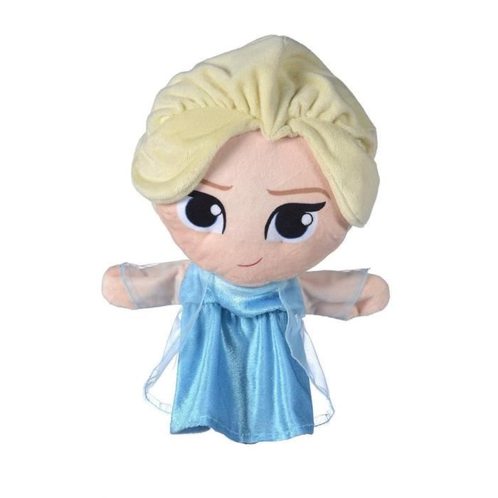 Peluche Reine des neiges Elsa Disney Marionette 25 cm - Cdiscount Jeux -  Jouets