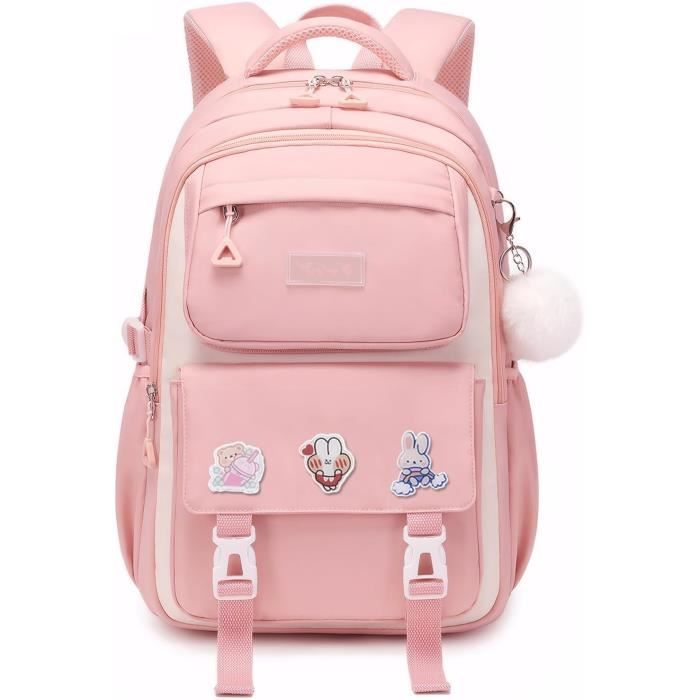 Sac à Dos Kawaii Fille Nylon Imperméable 32x19x47 cm